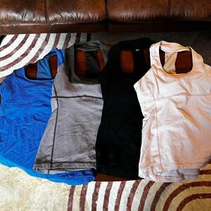 Bundle of 4 Lululemon Raceback Tanktops
